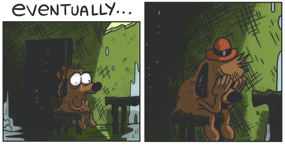 Le ultime due vignette di This is not fine