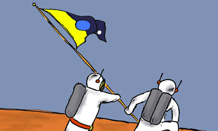 Earth on mars evidenza