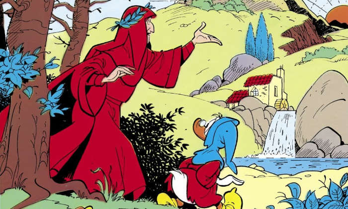 Topolino dantedi messer papero evidenza