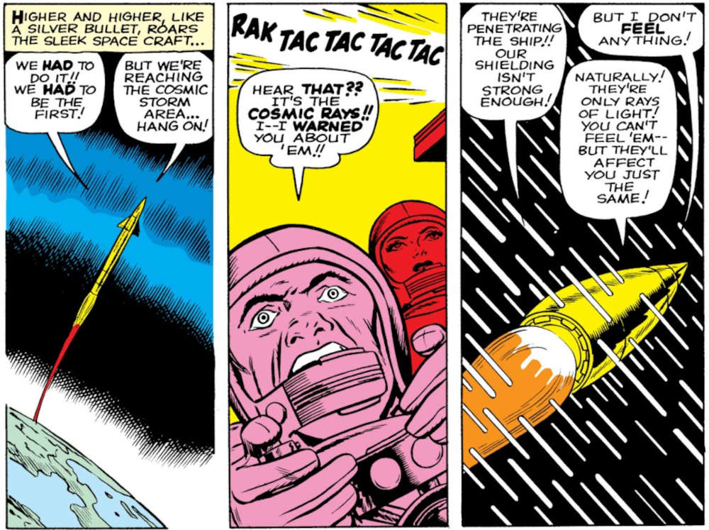 Fantastic four01 raggi cosmici