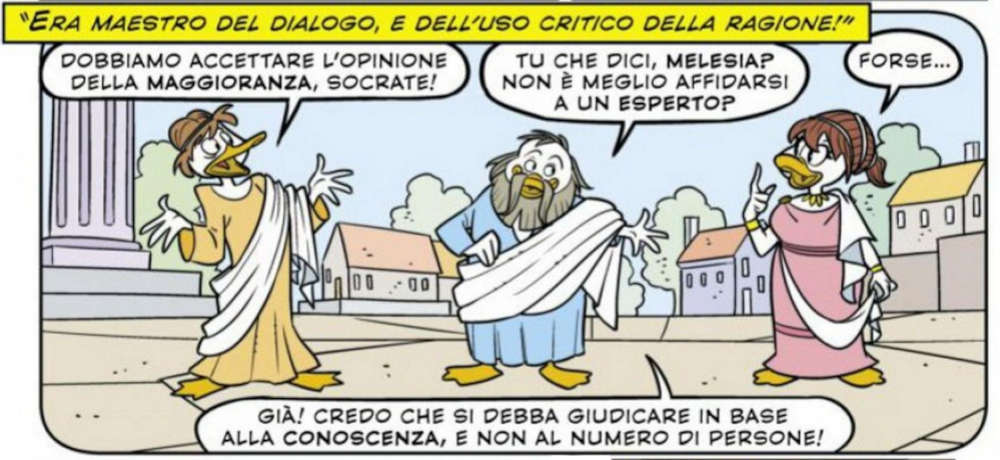 Topolino3652 socrate dialogo