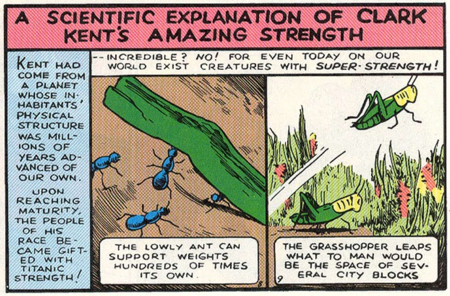 Action comics 01 spiegazione poteri superman