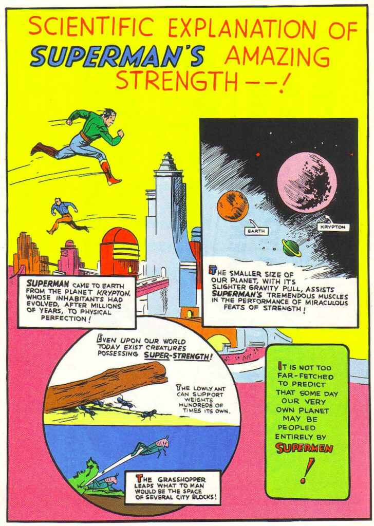 Superman 01 spiegazione poteri superman