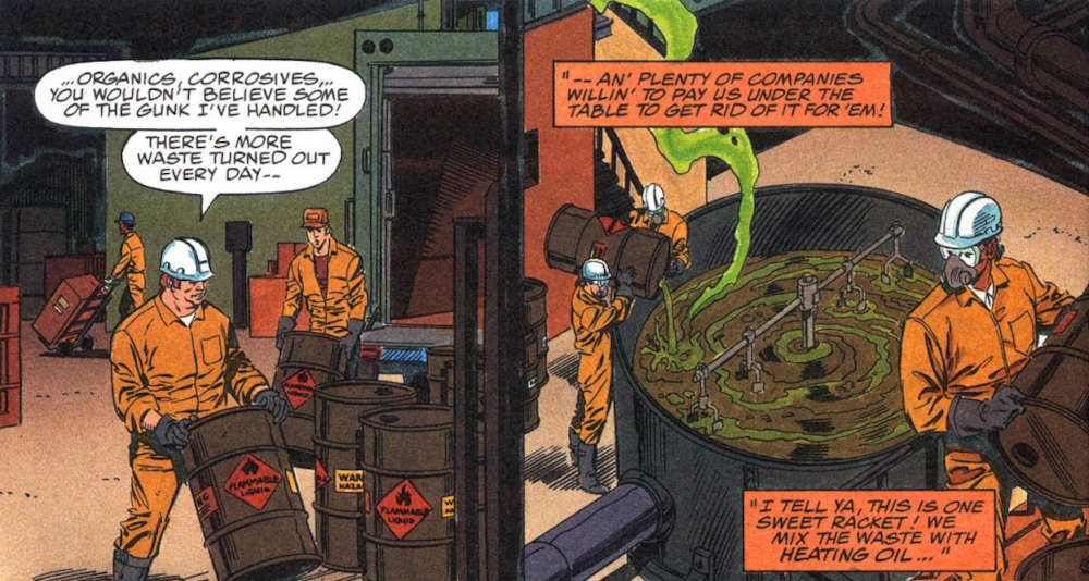 Superman for earth smaltimento olio