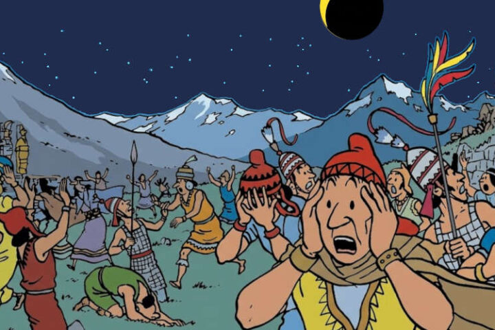 Tintin eclissi inca evidenza newsletter