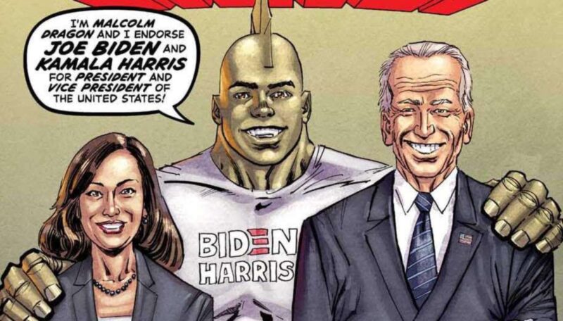Biden, Harris e il fumetto