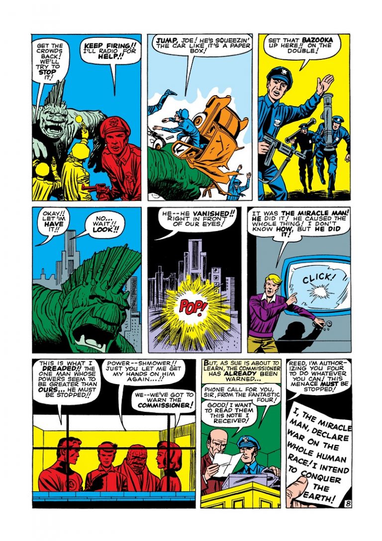 Kirby 9 Panel Grid Fantastic Four 3