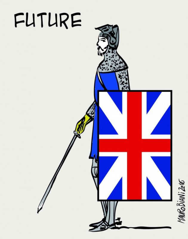 cavaliere scudo inglese brexit