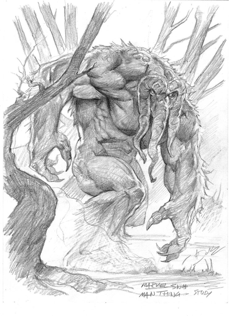 Man Thing pencils MS low rez