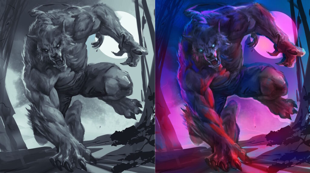 Werewolf By Night color 01 adjustments