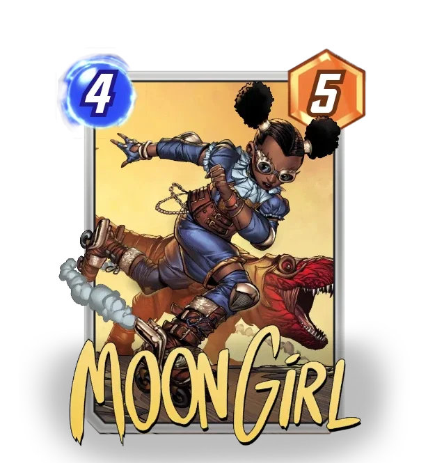 Moon girl steampunk carta