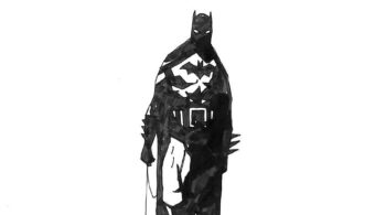 batman blak and white