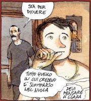 Una particolare di una tavola