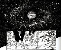 Un disegnoo di Visio, il pianeta in cui vive Pit