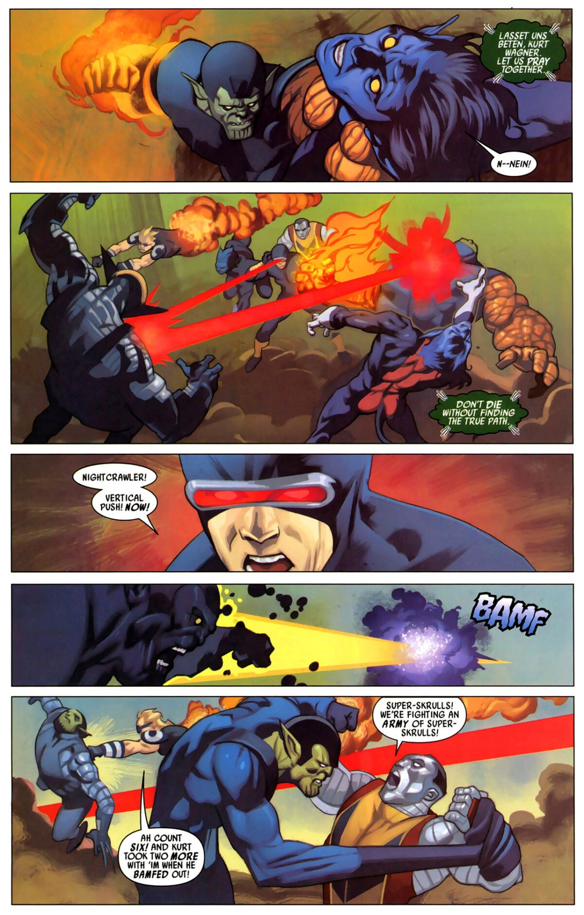 Secret Invasion X-Men # 2 page