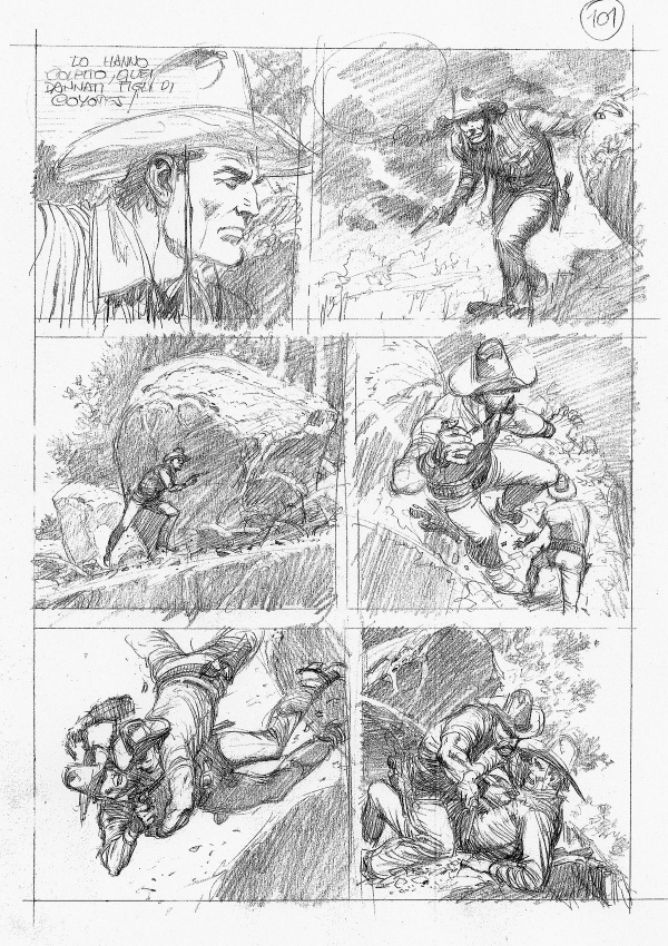 16 lartiglio della tigre tav101 matita