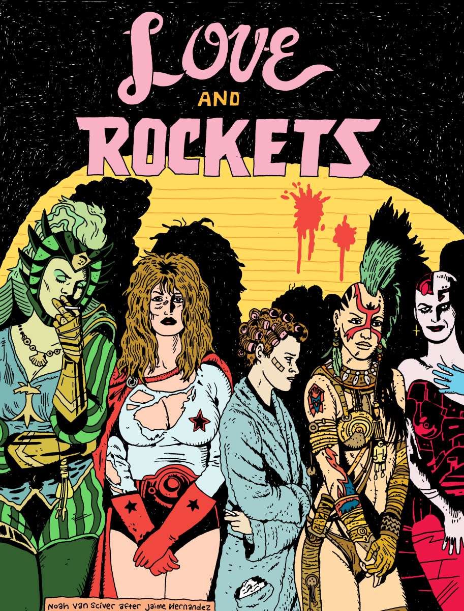 Omaggio a Love and Rockets: la prima copertina interpretata da Noah Van Sciver