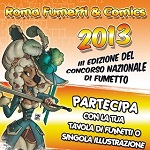 Terza edizione per il Concorso nazionale del fumetto promosso da Roma Fumetti & Cartoons