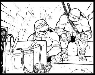 TMNT vignetta by Schiti