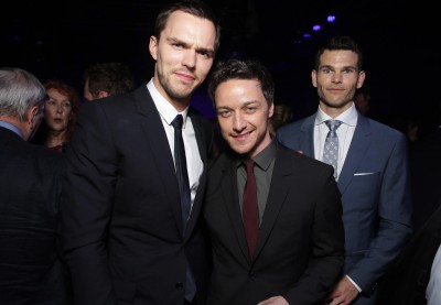 Nicholas Hoult, James McAvoy, Josh Helman