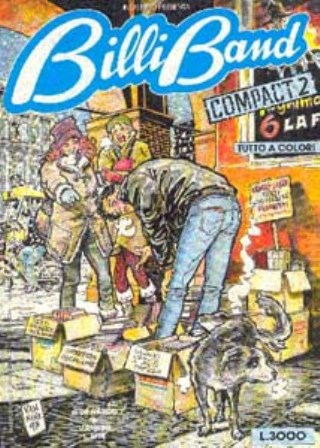 Copertina di Billiband una delle opere giovanili di De Nardo