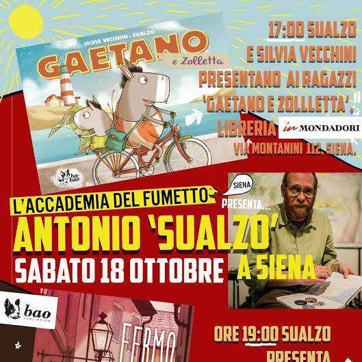Accademia del Fumetto: doppio evento con Antonio Sualzo e le sue opere