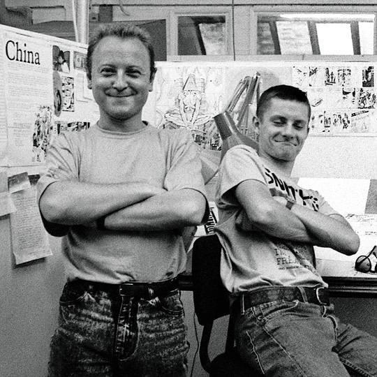 Brett ewins jamie hewlett deadline office