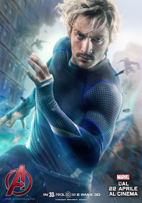 Avengers: Age of Ultron – Quicksilver e Scarlet Witch nei nuovi character poster
