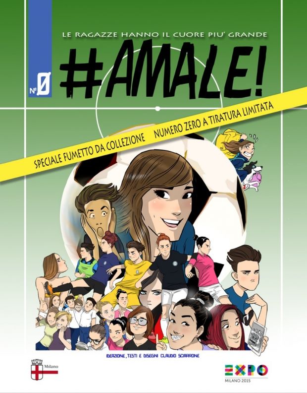 copertina del fumetto Amale di Claudio Sciarrone