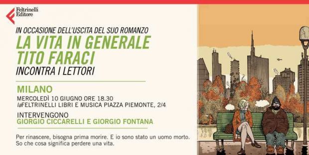 Mercoledi 10 giugno Tito Faraci a Milano