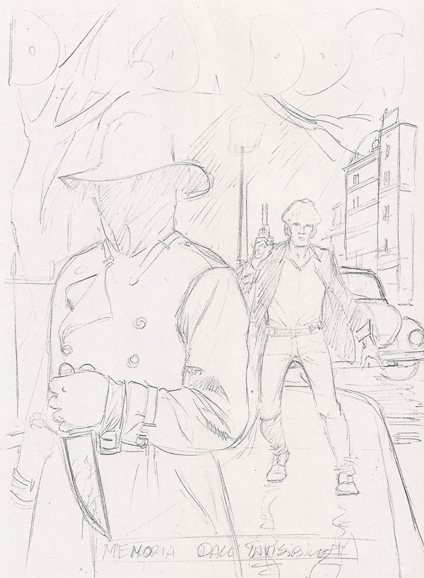 Schizzo copertina Memorie dall'invisibile