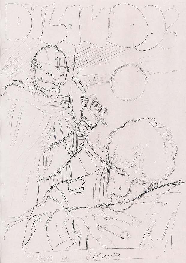 Schizzo scartato per lama di rasoio