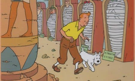 Tintin Sigari Faraone Evidenza