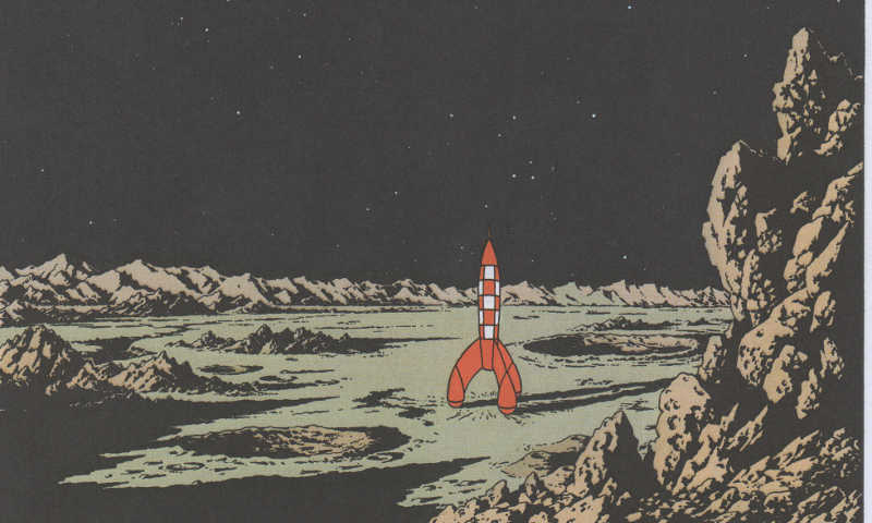 Tintin uomini sulla luna evidenza