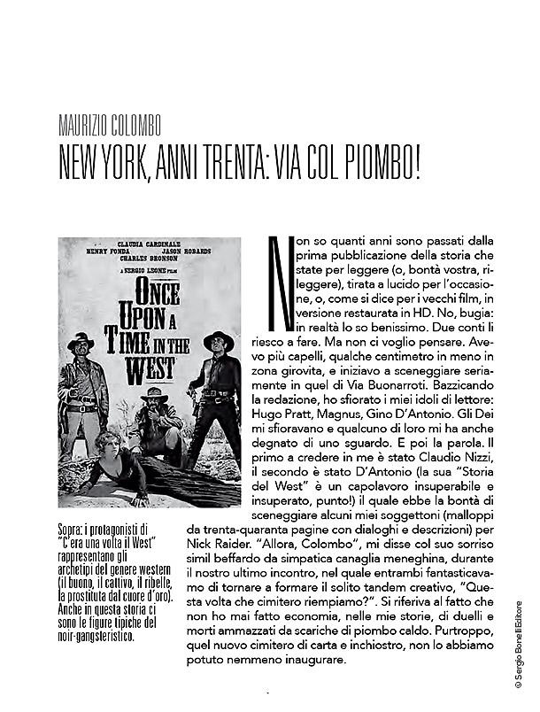 Mister no c era una volta a new york