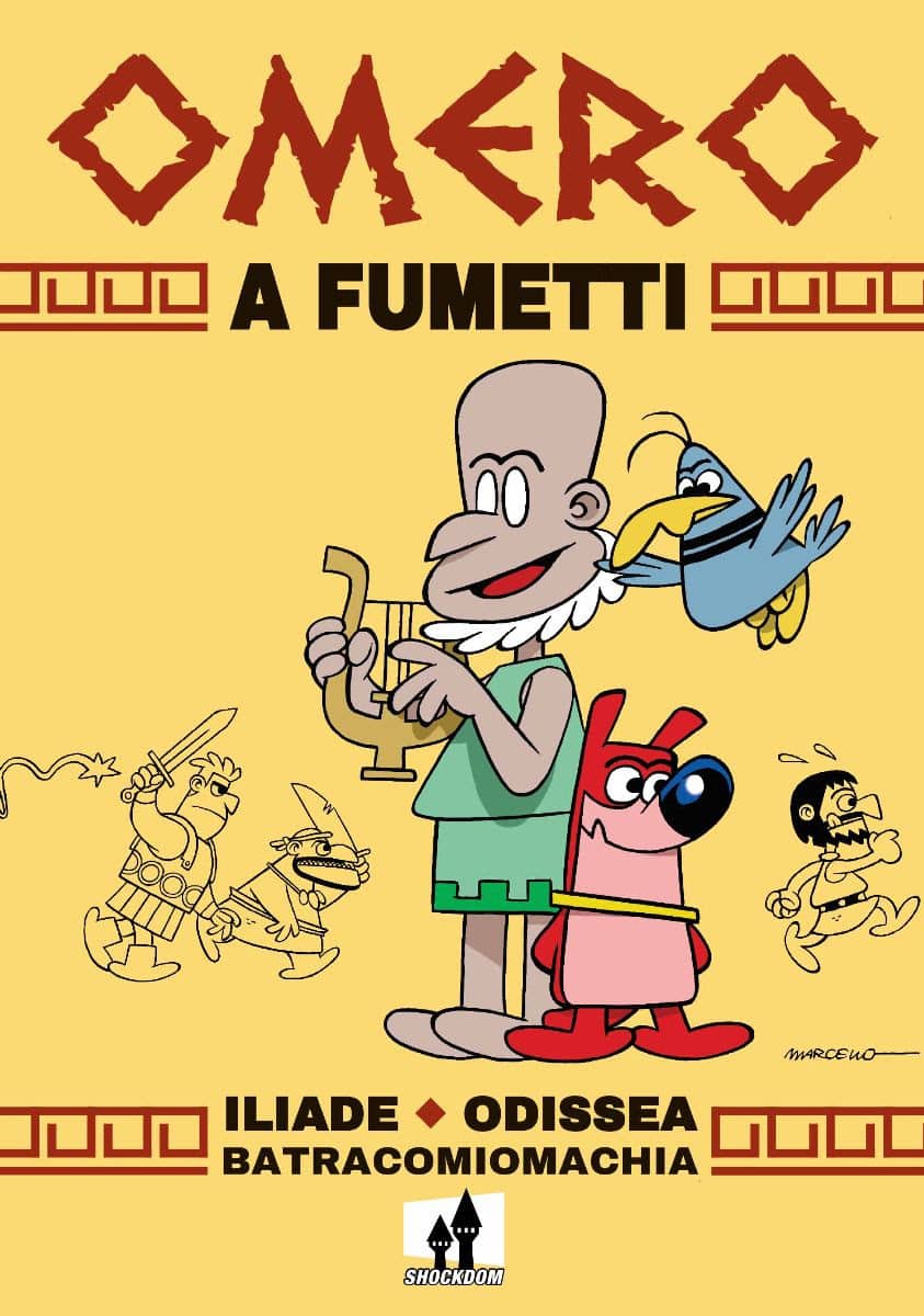 Shockdom pubblica Omero A Fumetti di Marcello Toninelli