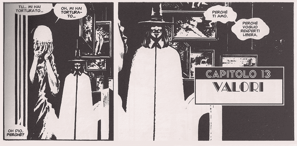 Alan Moore e David Lloyd – V for Vendetta – Lo Spazio Bianco