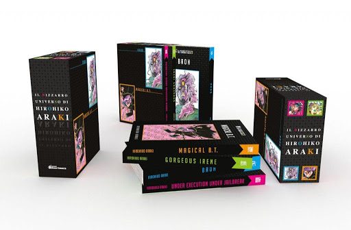 Il bizzarro universo di Hirohiko Araki complete box disponibile in tutte le fumetterie