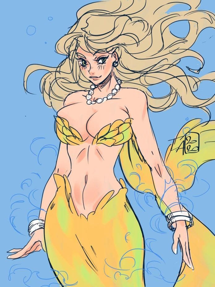 MIRANDA The Mermaid by Stefania Macera (work in progress)