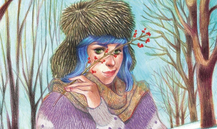 Sartoria illustrazione viola WEB g