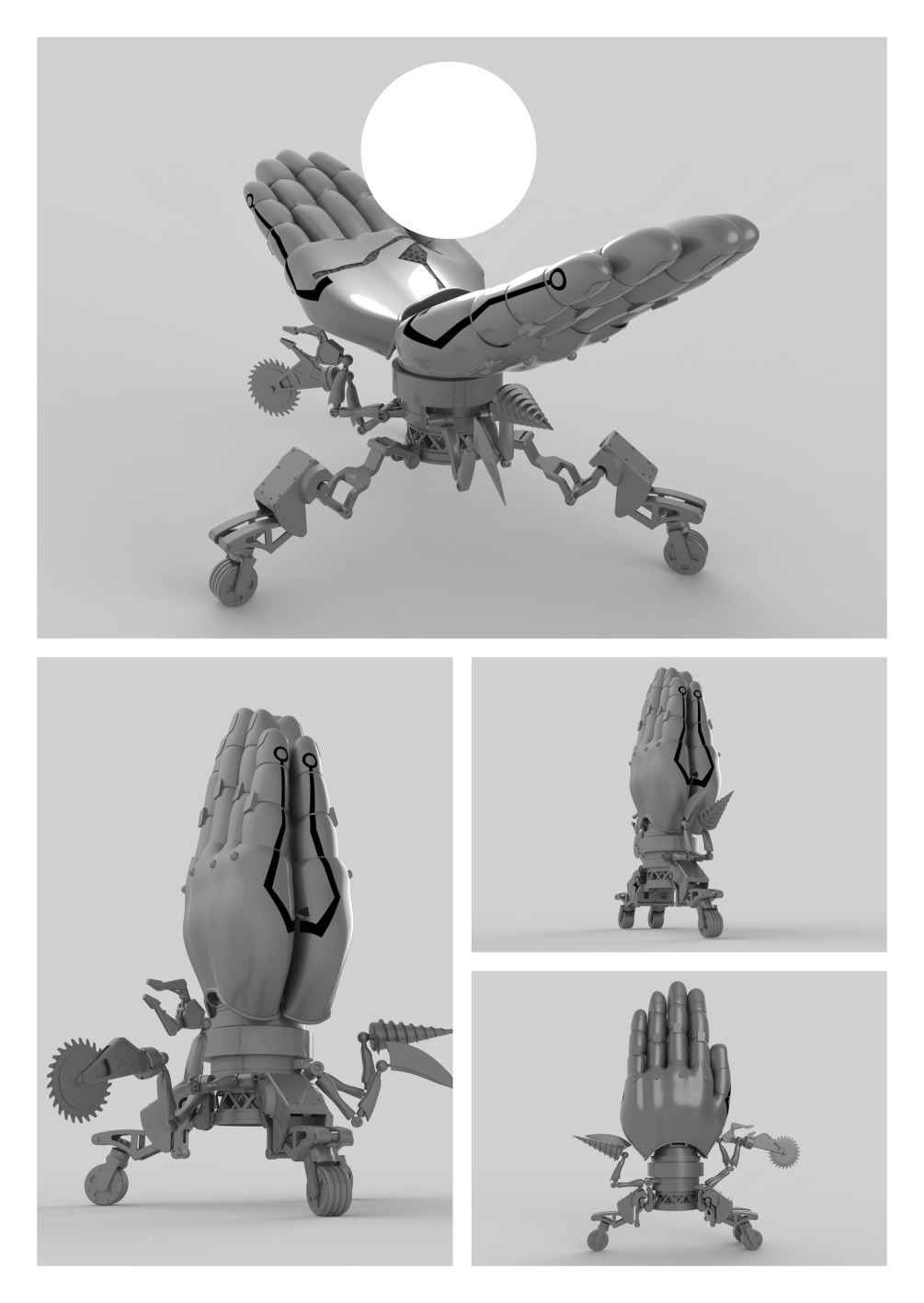 Robot Dogma - Elaborazioni 3D - Daniele Cattarin