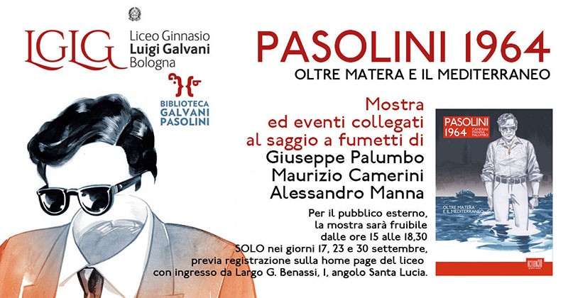 In mostra a Bologna le tavole originali del saggio grafico su Pasolini