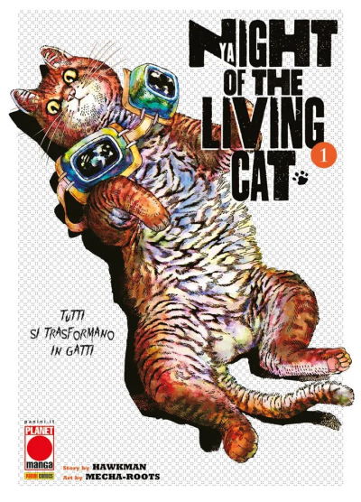 Nyaight of the living cat 1 copertina