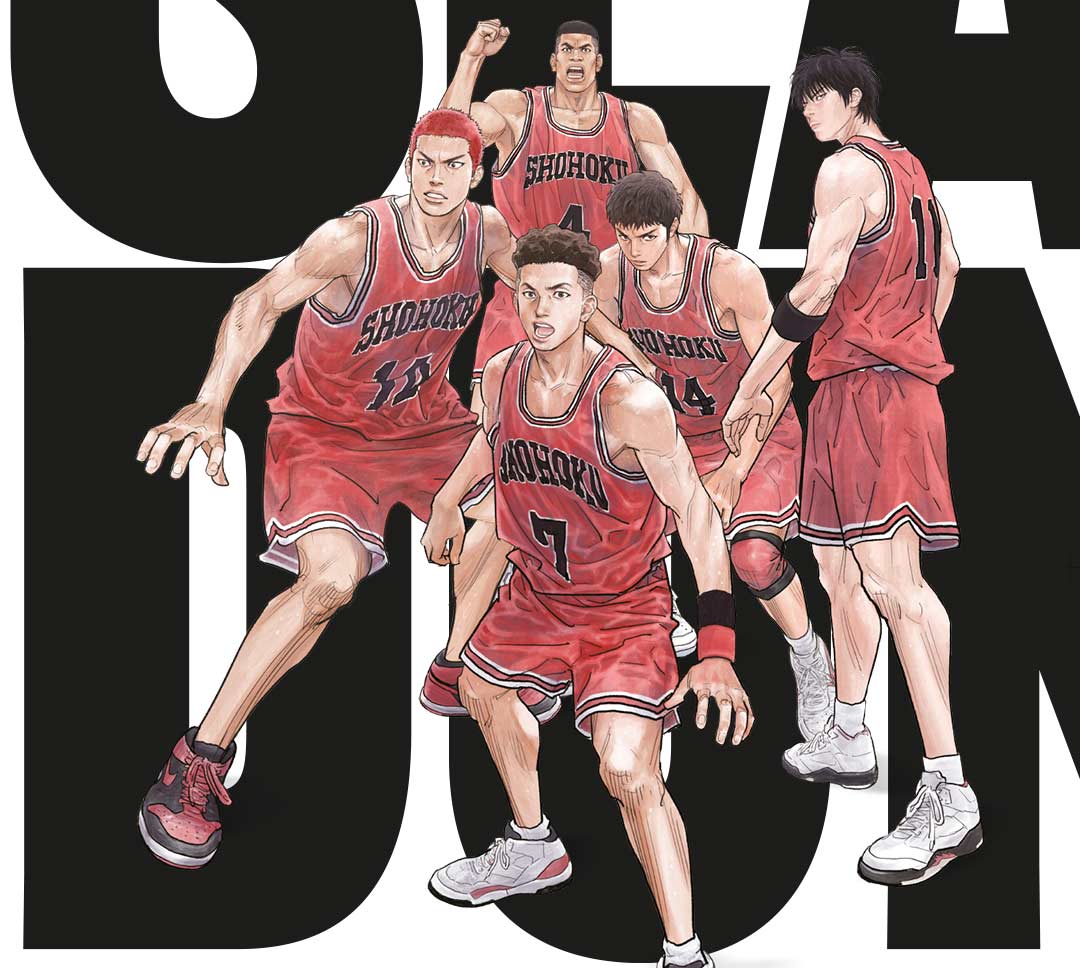 5 giocatori di basket (Poster del film The First Slam Dunk)