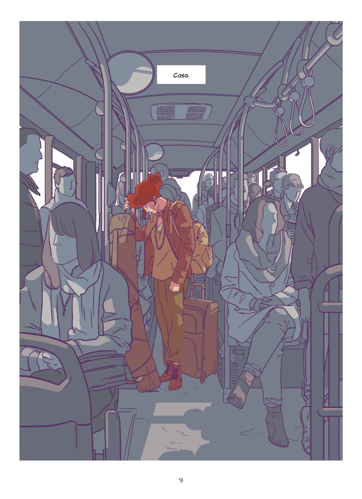 Una pagina di "La casa delle magnolie" di Flavia Biondi (Bao Publishing, 2023)