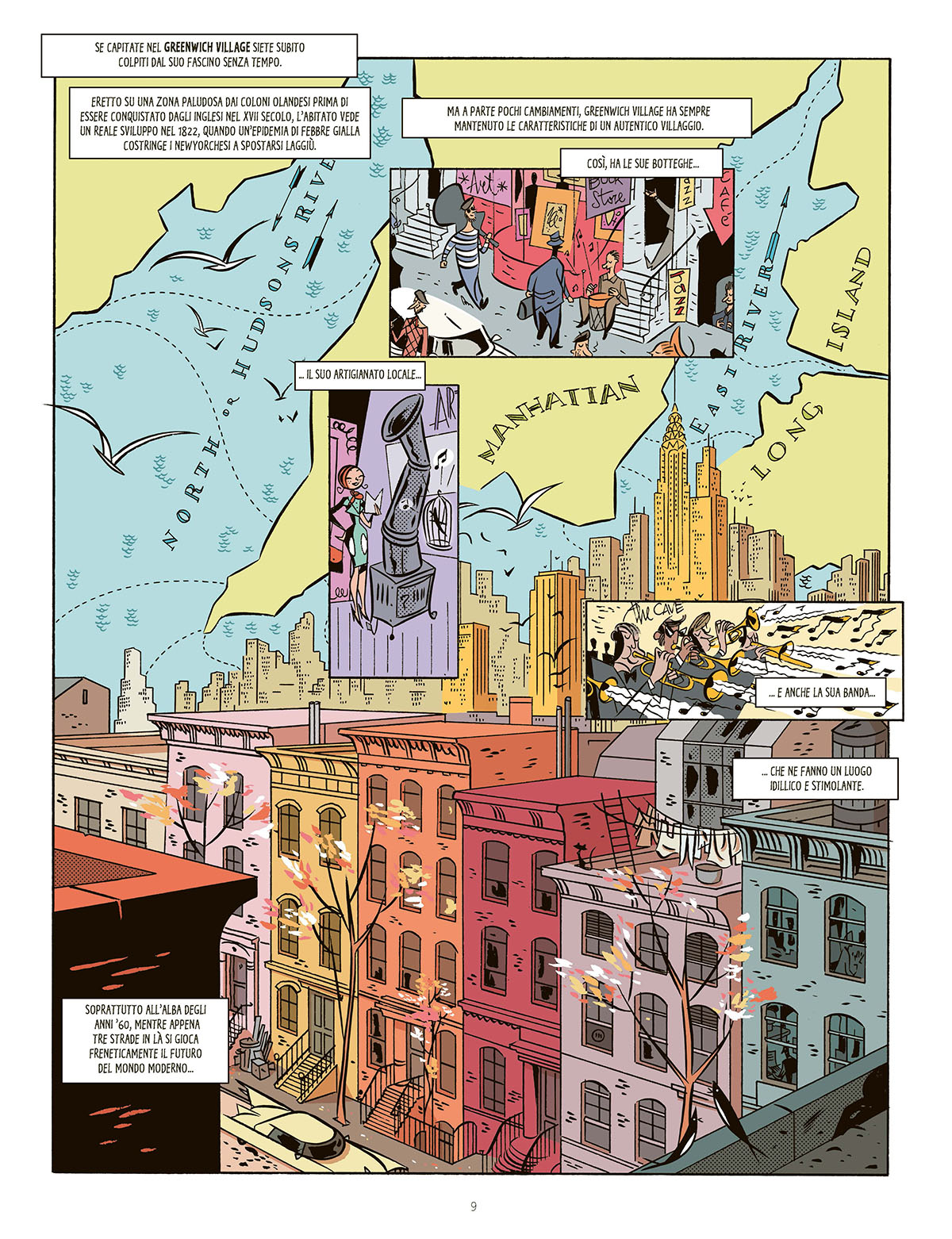 Pagine da GREENWICH VILLAGE Pagina