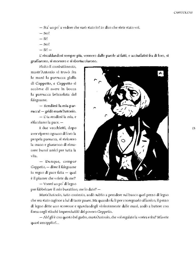 Pagine da Preview Pinocchio di Mike Mignola Pagina