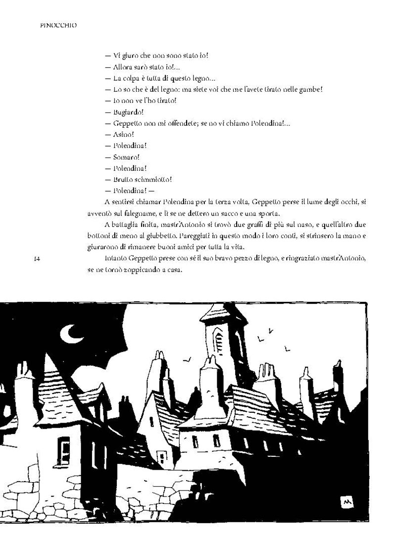 Pagine da Preview Pinocchio di Mike Mignola Pagina