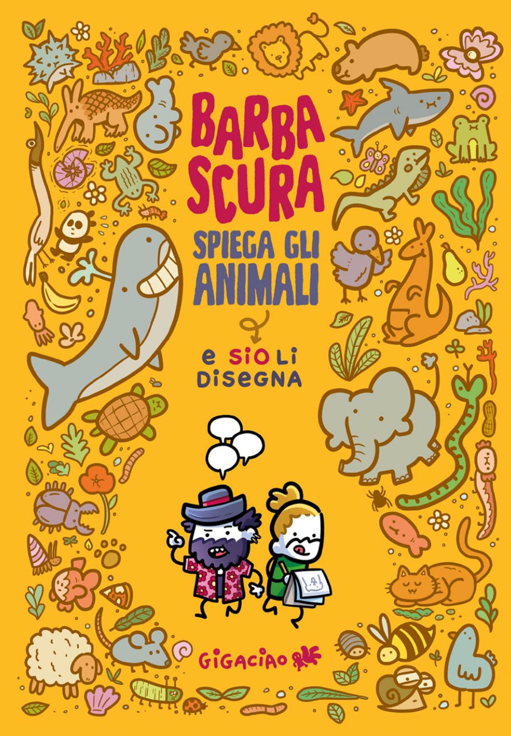 Barbascura spiega gli animali e Sio li disegna cover