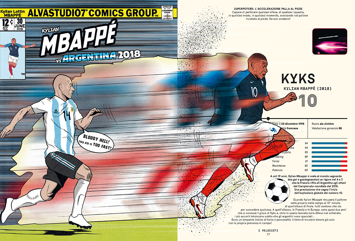 Supereroi del calcio Mbappè